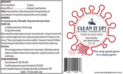 118.3 mL Label (118.3ml Front And Back Panel 12)